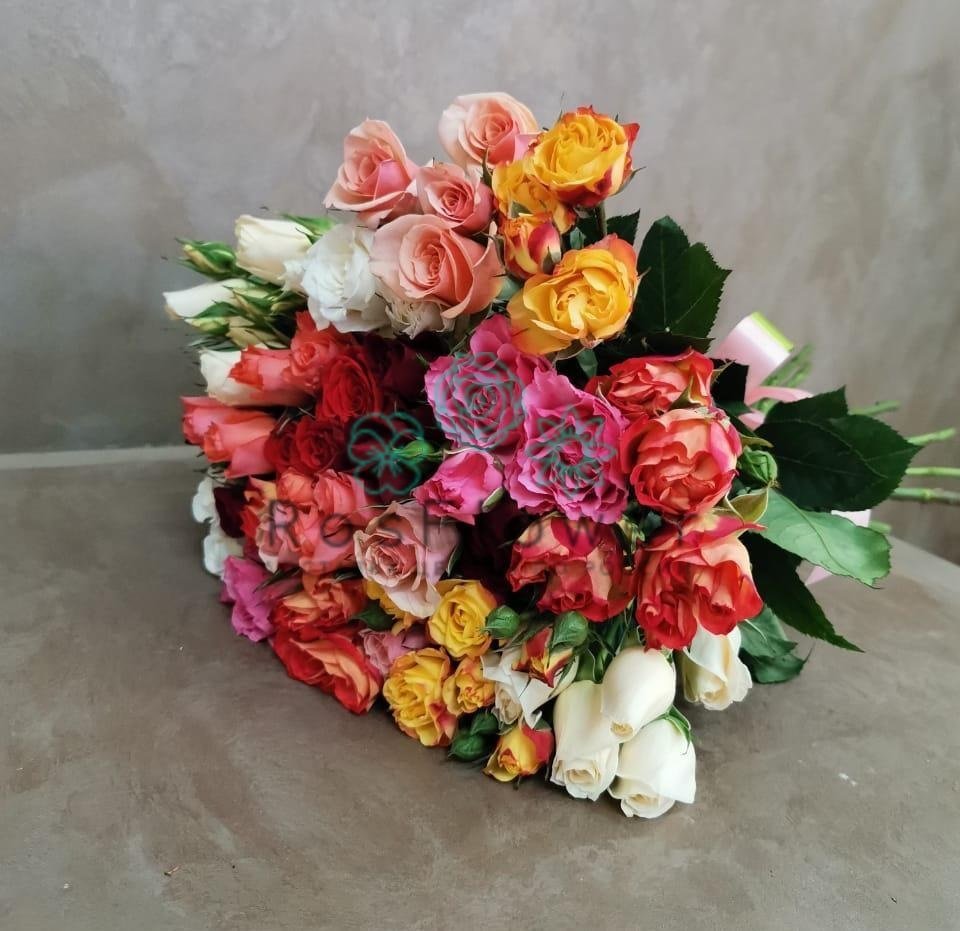 Букет цветов из: Розы в Баклановской Ставропольского края