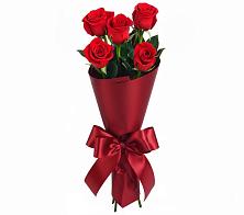 Букет 5 Красных роз Эдлесс Лав в Баклановской Ставропольского края