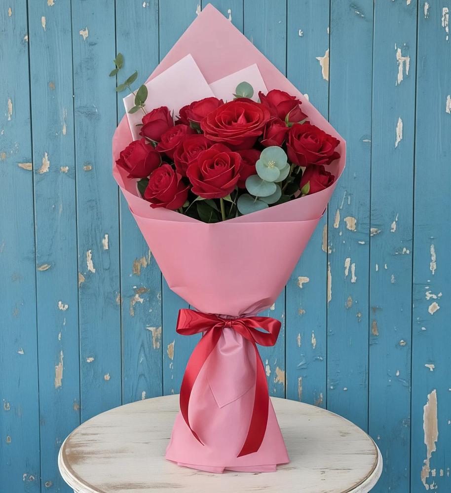 Букет цветов из: Розы в Баклановской Ставропольского края
