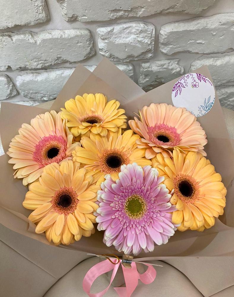 Букет цветов из: Герберы в Баклановской Ставропольского края