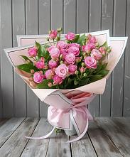 Букет Розовый кустик в Баклановской Ставропольского края