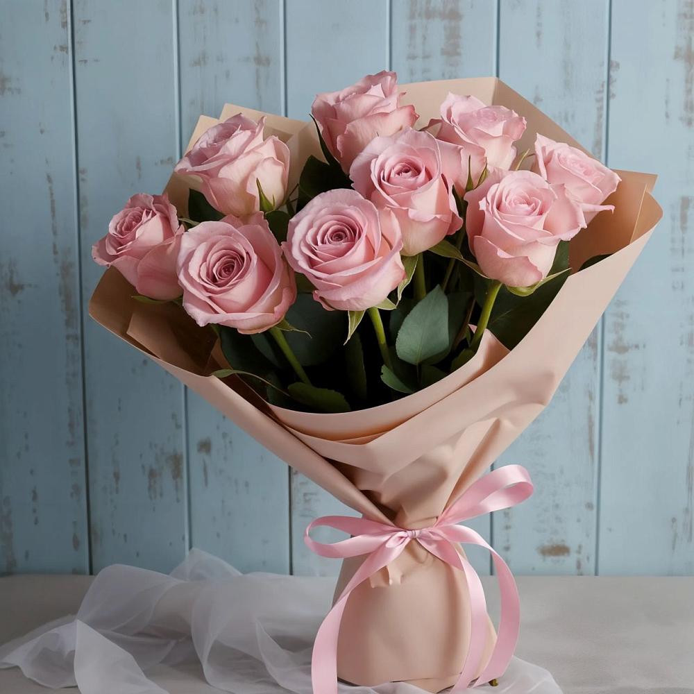 Букет цветов из: Розы в Баклановской Ставропольского края