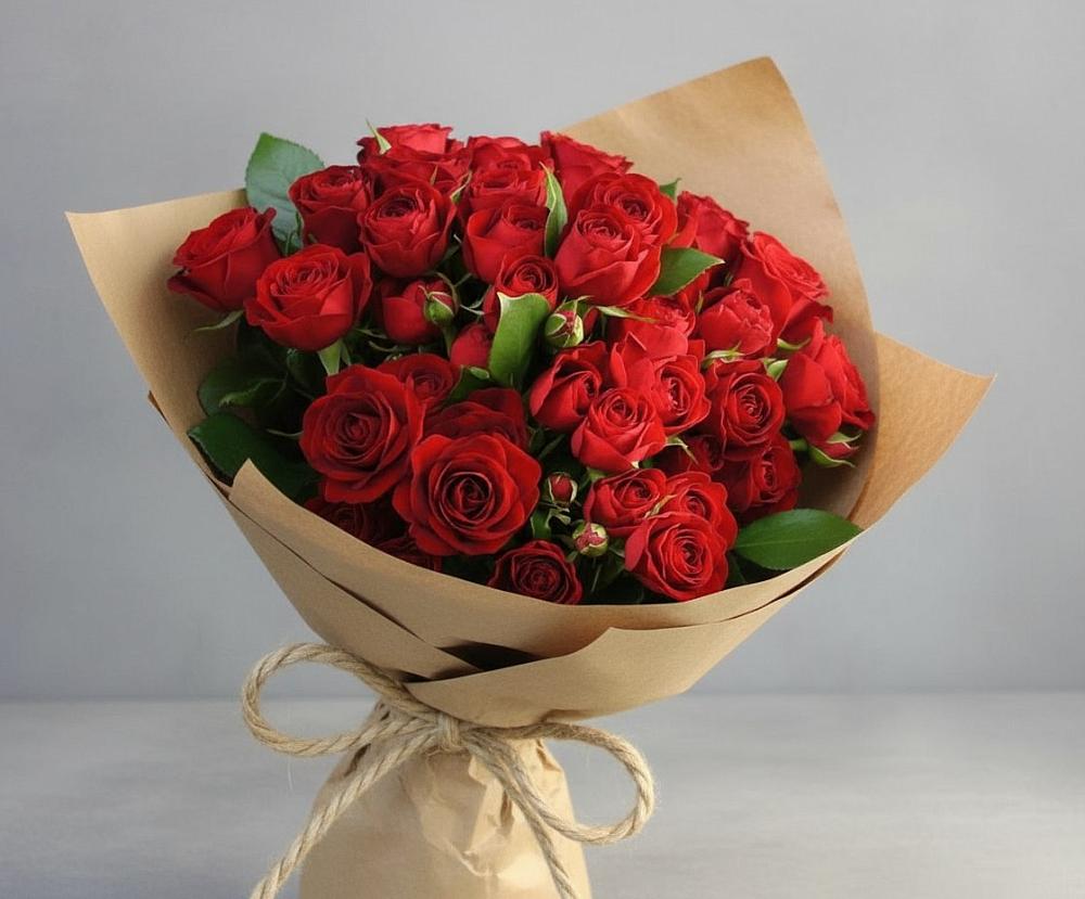 Букет Любовный роман в Баклановской Ставропольского края