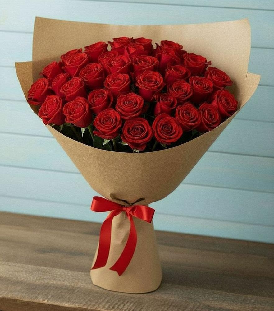Букет Красные розы Милано в Баклановской Ставропольского края