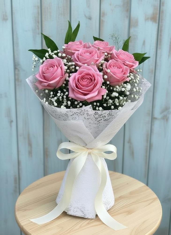 Букет цветов из: Розы в Баклановской Ставропольского края