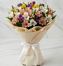 Букет цветов из:  Альстромерии в Баклановской Ставропольского края