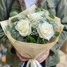 Букет цветов из:  Розы #REPLACE_PRED# Баклановской Ставропольского края