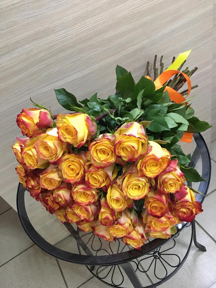 Букет Желтые розы в Баклановской Ставропольского края