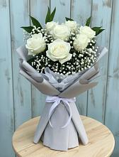 Букет цветов из:  Розы #REPLACE_PRED# Баклановской Ставропольского края