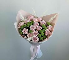 Букет цветов из:  Розы и Хризантемы #REPLACE_PRED# Баклановской Ставропольского края