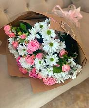 Букет цветов из:  Розы и Хризантемы в Баклановской Ставропольского края