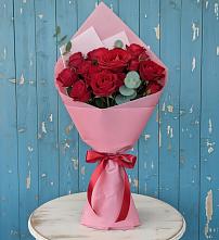 Букет цветов из:  Розы в Баклановской Ставропольского края