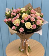 Букет цветов из:  Розы в Баклановской Ставропольского края