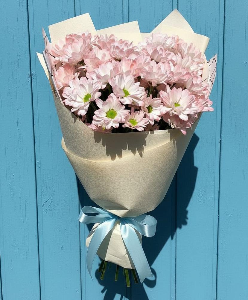 Букет цветов из: Хризантемы в Баклановской Ставропольского края