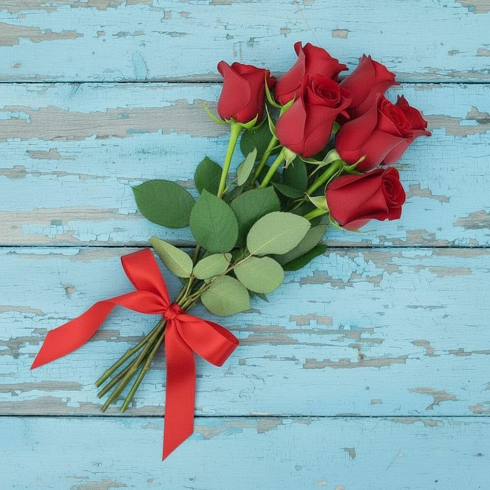 Букет Красные розы в Баклановской Ставропольского края